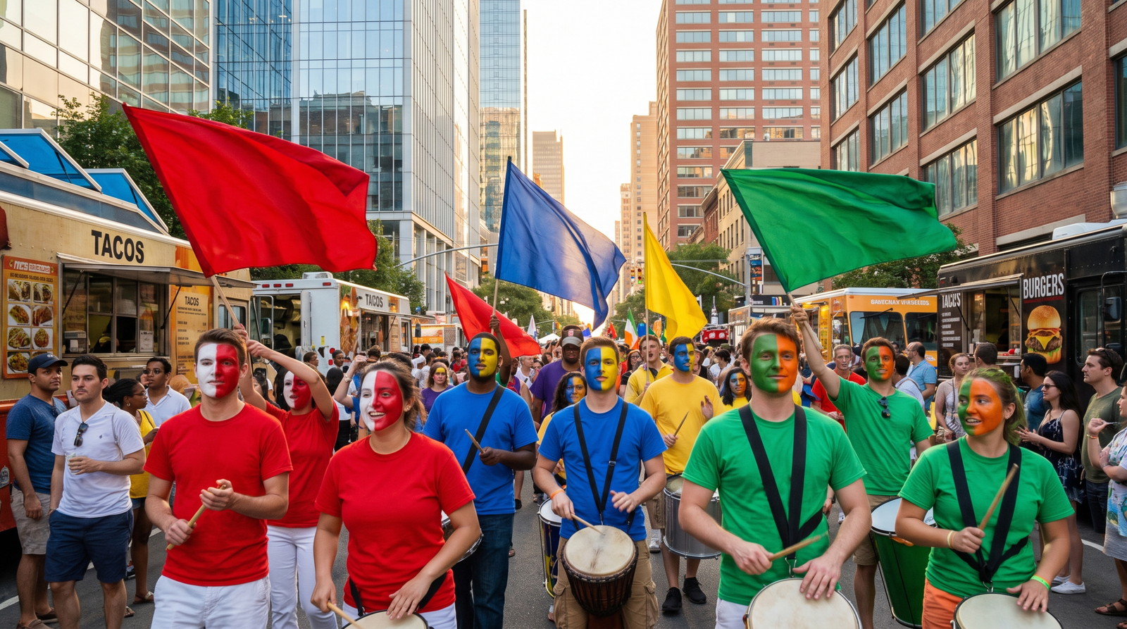 World Cup 2026 2 Street fan festival in a host city during the 2026 World Cup